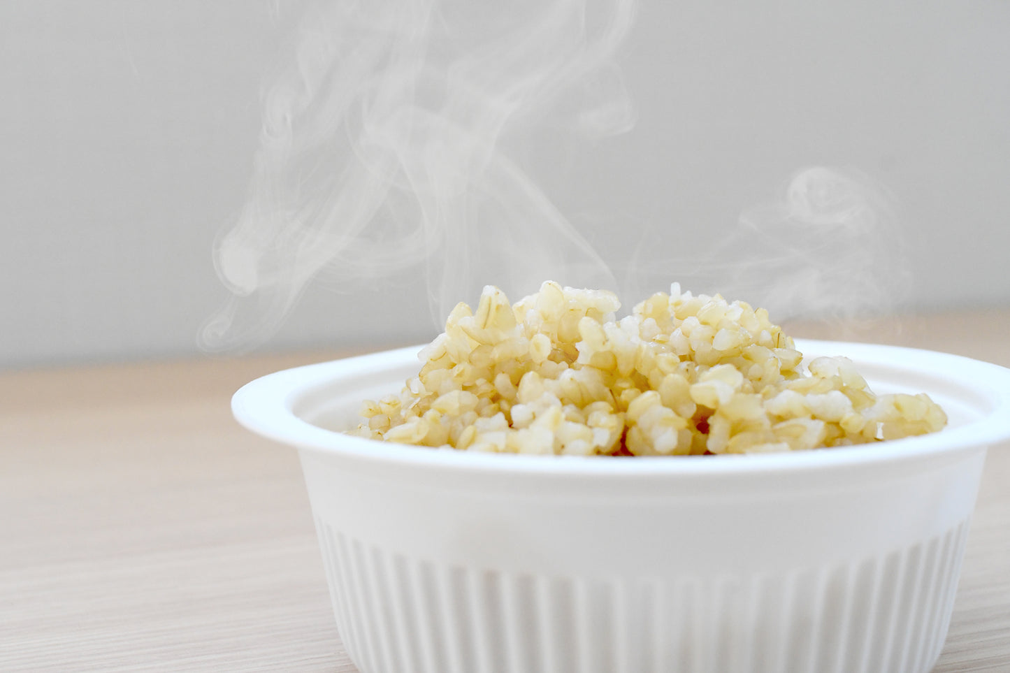 実際のマッチョライスの炊きあがり