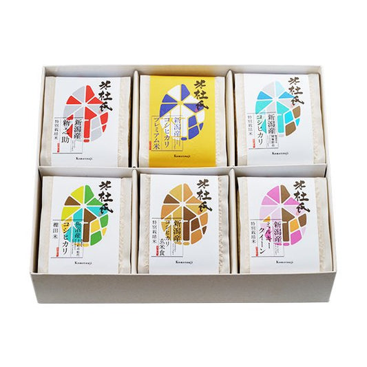 三笑贈答米450g×6食べ比べセット