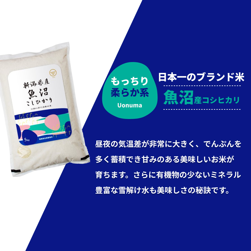 新潟米 魚沼産 コシヒカリ 20kg (5kg×4) 令和6年産